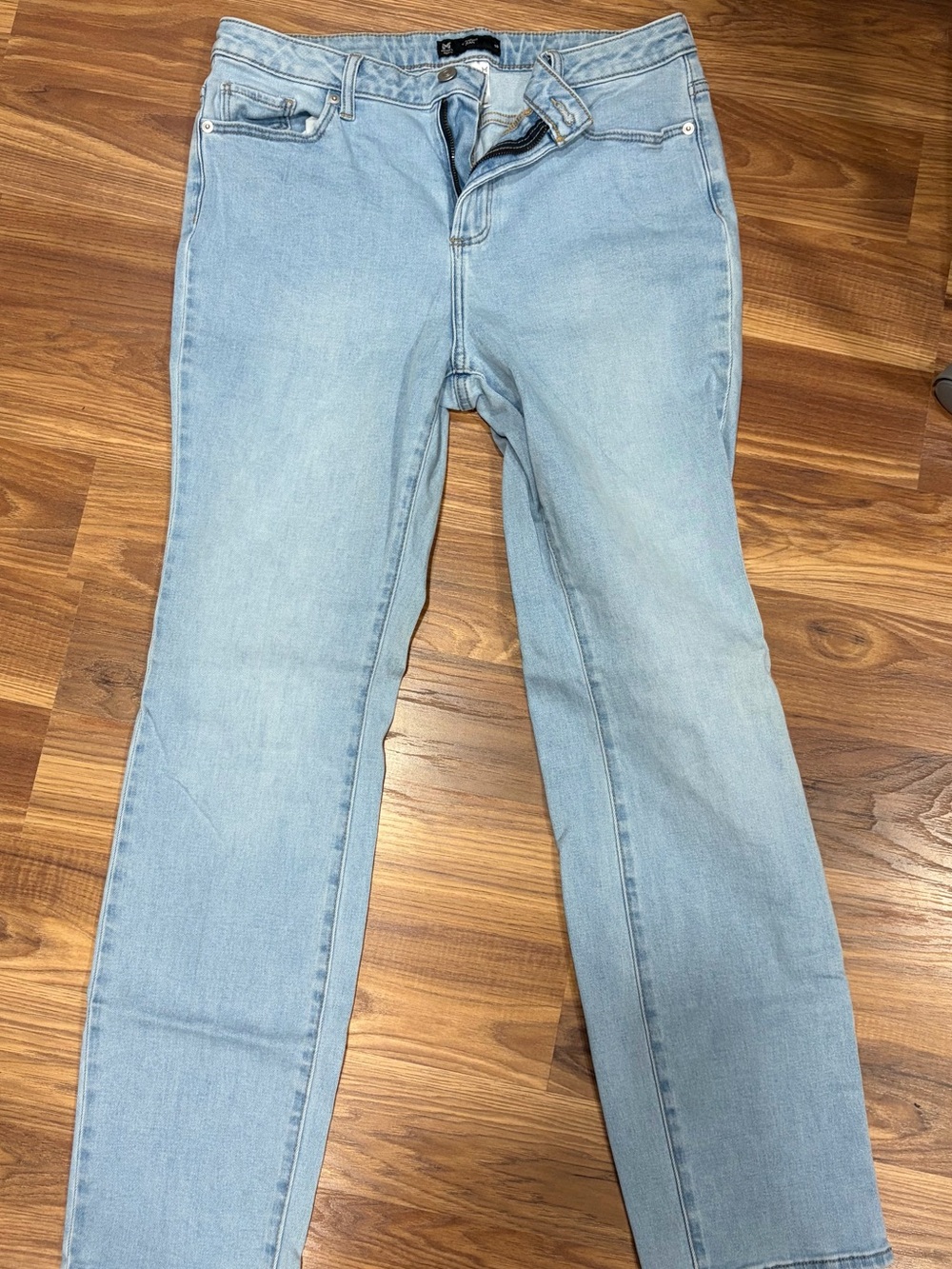 Light Blue Women's Straight Jeans
